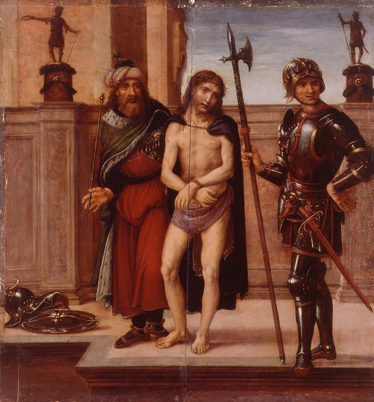 Ecce homo, vintage artwork by Fernando Yáñez  de la Almedina, A3 (16x12") Poster Print