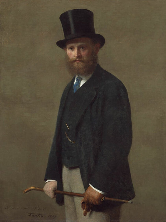 edouard Manet by  Henri Fantin-Latour, 23x16"( A2 size) Poster Print