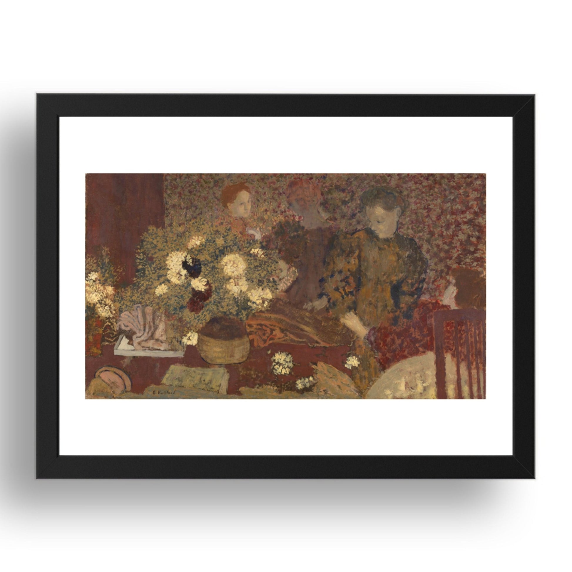 Edouard Vuillard: The Earthenware Pot, Poster in 17x13"(A3) Frame