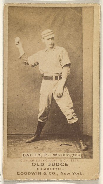 Edward M. Daily Pitcher Washington Nationals from the Old J-16x12"(A3) Poster