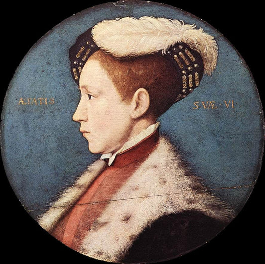 Edward, Prince of Wales, vintage artwork by Hans Holbein the Younger, A3 (16x12") Poster Print
