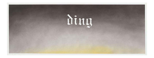 Edward Ruscha - Ding, 16x12" (A3) Poster Print