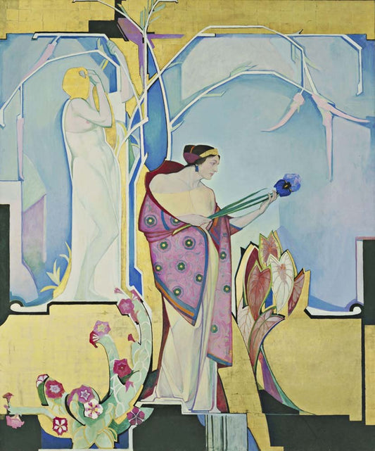 Edward Steichen, Exaltation of Flowers Petunia, Caladium, Budleya, vintage art, A3 (16x12")  Poster Print 