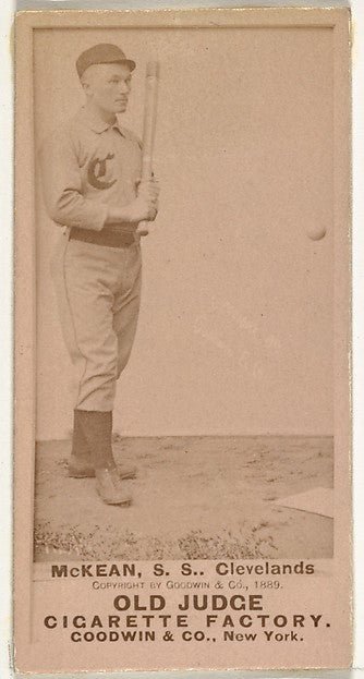 Edwin John "Ed" McKean Shortstop Cleveland from the Old Jud-16x12"(A3) Poster
