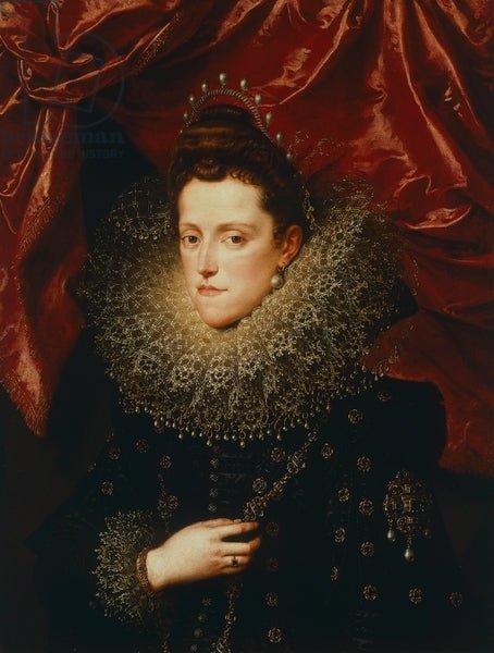 Eleonora de' Medici, vintage artwork by Frans Pourbus the Younger, 12x8" (A4) Poster