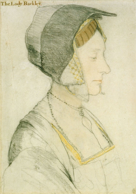 Elizabeth Dauncey, vintage artwork by Hans Holbein the Younger, A3 (16x12") Poster Print
