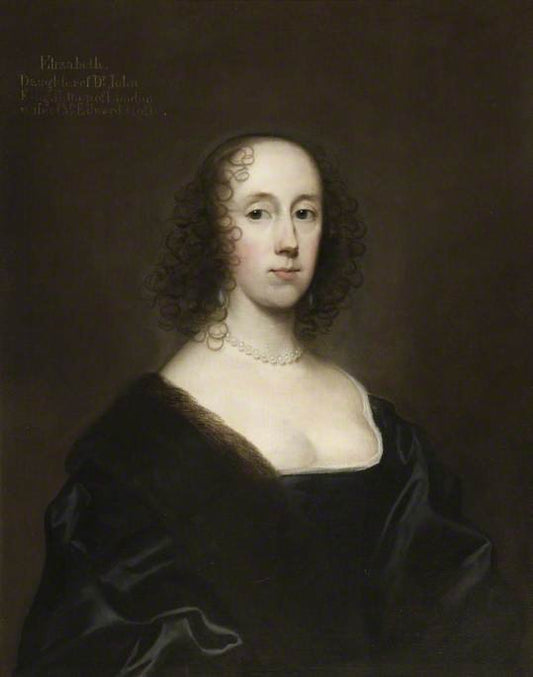 Elizabeth Holte, vintage artwork by Cornelis Janssen van Ceulen the Elder, 12x8" (A4) Poster