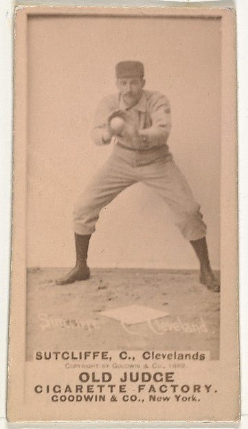 Elmer Ellsworth "Sy" Sutcliffe Catcher Cleveland from the O-16x12"(A3) Poster