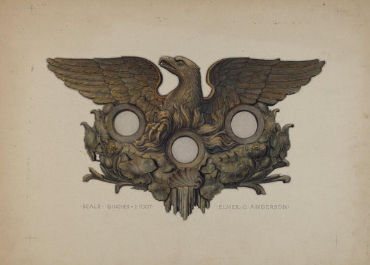 Elmer G. Anderson:Hose Holder for Hand Engine,16x12"(A3) Poster