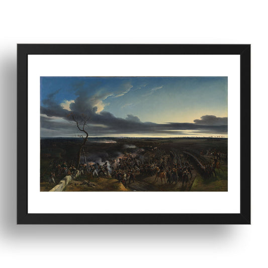 Emile Jean Horace Vernet: The Battle of Montmirail, Poster in 17x13"(A3) Frame