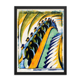 Whence and Whither? aka Escalator, 1932 by Cyril Edward Power, vintage art, Framed poster