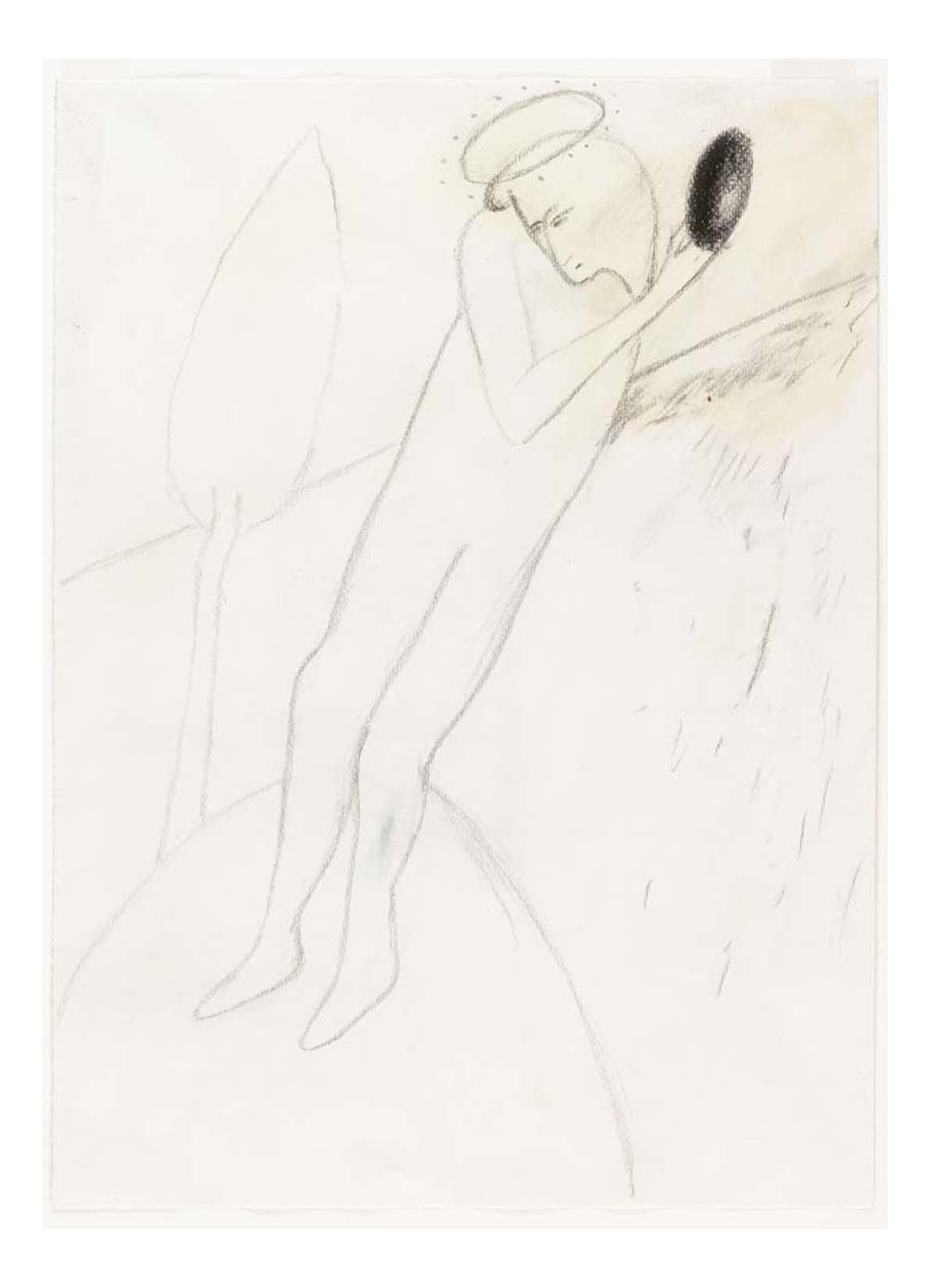 Enzo Cucchi - Palla-Santa, 16x12" (A3) Poster Print