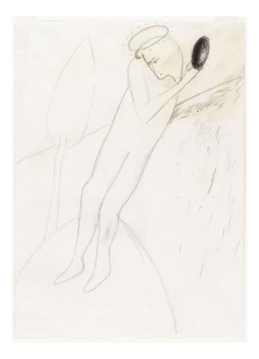 Enzo Cucchi - Palla-Santa, 16x12" (A3) Poster Print