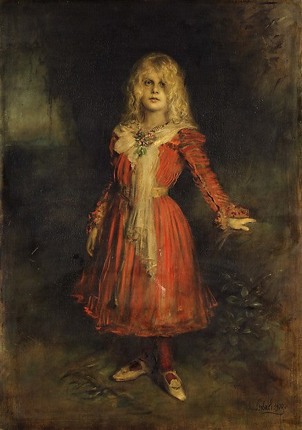 Franz von Lenbach:Marion Lenbach  the Artist's Daughter 1900-16x12"(A3) Poster