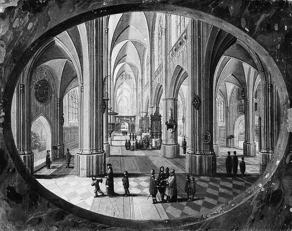 Pieter Neeffs the Elder , and Frans Francken III:Interior of-16x12"(A3) Poster