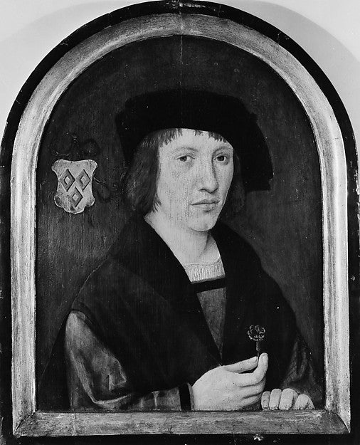 Netherlandish Painter:Portrait of a Young Man of the Van Ste-16x12"(A3) Poster