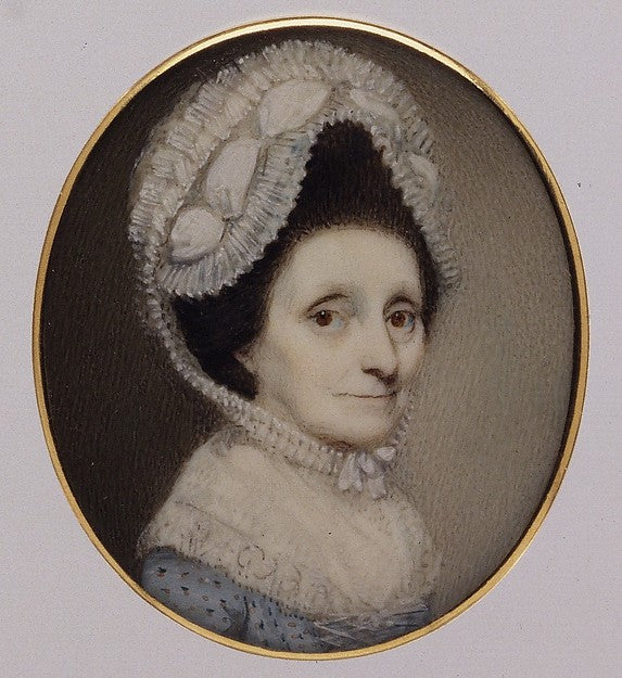 George Engleheart:Mrs. Peter De Lancey 1783-16x12"(A3) Poster