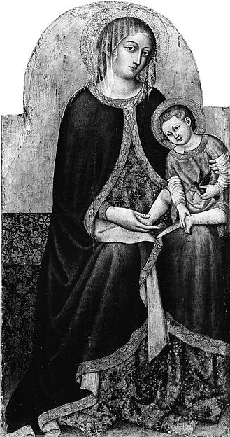 Priamo della Quercia:Madonna and Child with Saints c1442-16x12"(A3) Poster