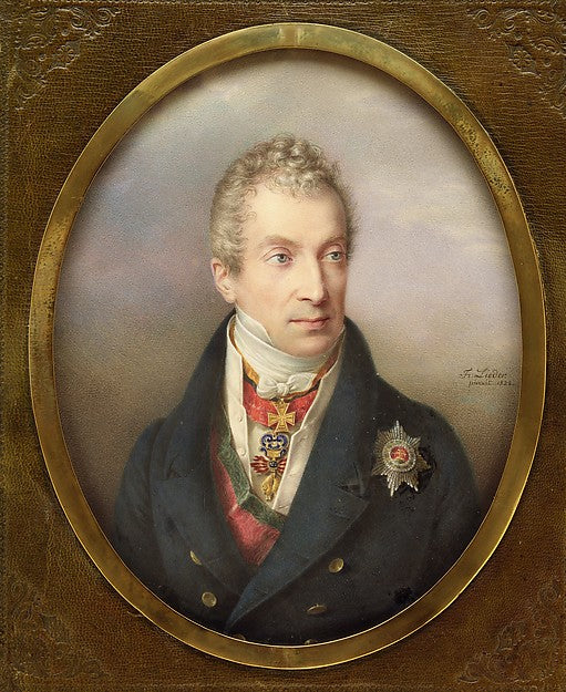 Friedrich Johann Gottlieb Lieder:Prince Klemens Wenzel Lotha-16x12"(A3) Poster