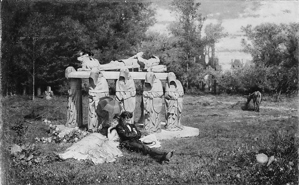 Charles-Édouard de Beaumont:In the Sun 1875-16x12"(A3) Poster