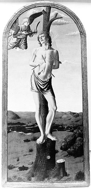 Francesco Botticini:Saint Sebastian -16x12"(A3) Poster