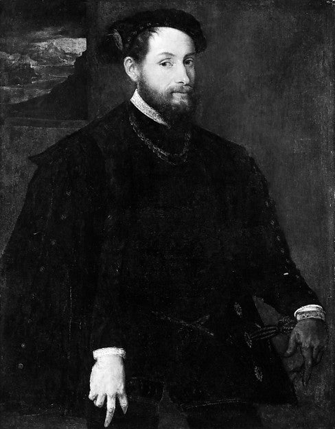 Lambert Sustris ):Portrait of a Man -16x12"(A3) Poster