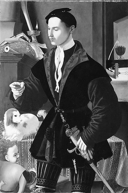 Benedetto Pagni:Portrait of a Young Man -16x12"(A3) Poster