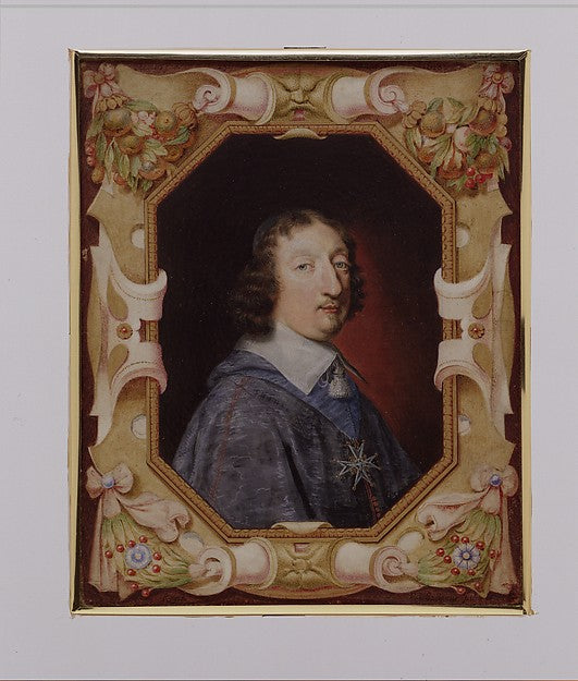 E. Jean Saillant:Portrait of a Churchman 1628-16x12"(A3) Poster