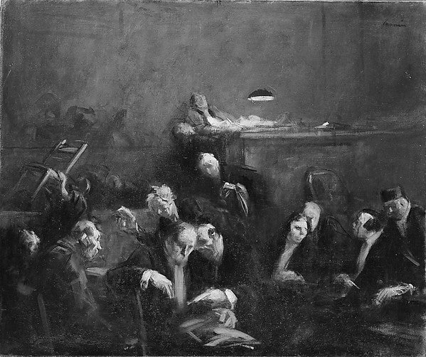 Jean-Louis Forain:Recess of the Court -16x12"(A3) Poster