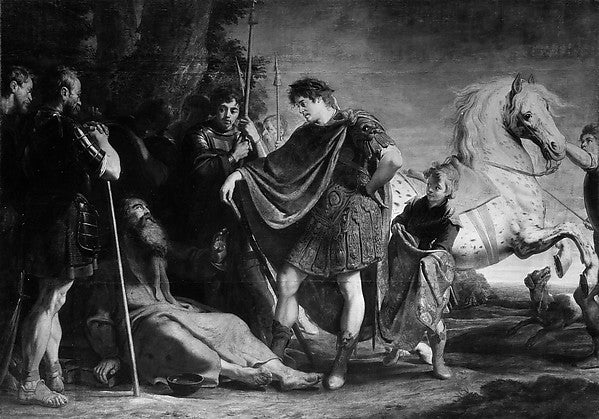 Gaspar de Crayer:The Meeting of Alexander the Great and Diog-16x12"(A3) Poster