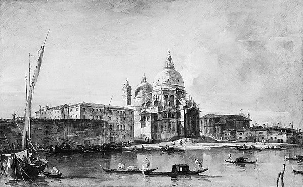 Francesco Guardi:Santa Maria della Salute mid- to late 1760s-16x12"(A3) Poster