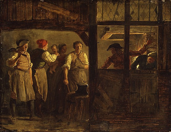 Léonard Defrance:The Forge -16x12"(A3) Poster