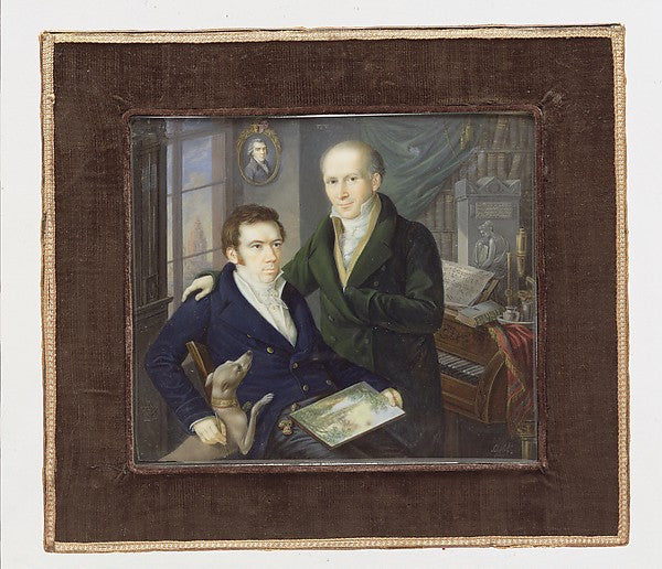 Heinrich Franz Schalck:Joseph and Karl August von Klein c181-16x12"(A3) Poster