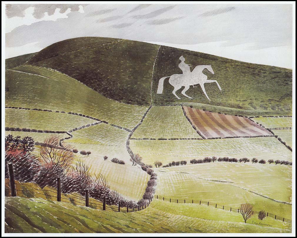 Eric Ravilious: English Landscape, 16X12"(A3)POSTER