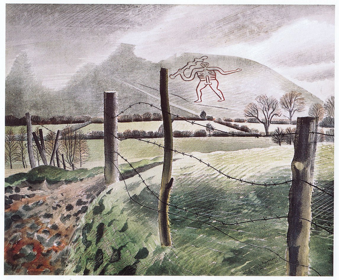 Eric Ravilious: English Landscape, 16X12"(A3)POSTER