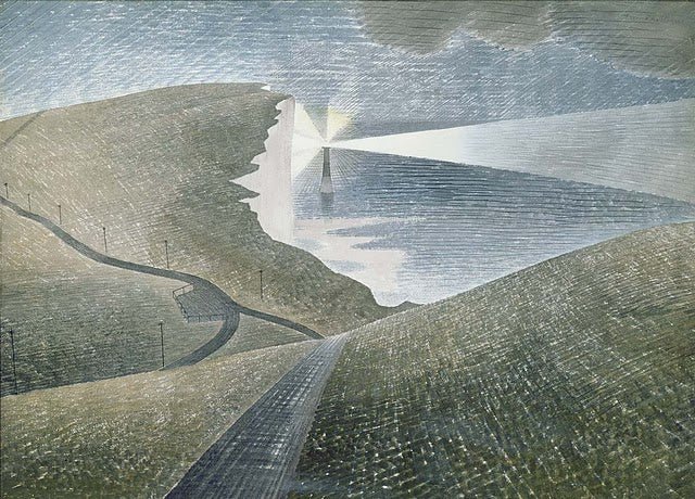 Eric Ravilious: English Landscape, 16X12"(A3)POSTER