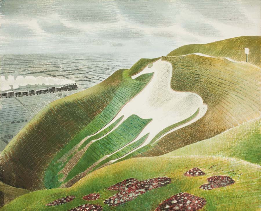 Eric Ravilious: English Landscape, 16X12"(A3)POSTER