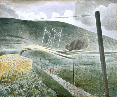 Eric Ravilious: English Landscape, 16X12"(A3)POSTER