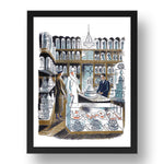 wedding cakes by Eric Ravilious, 17x13" Frame