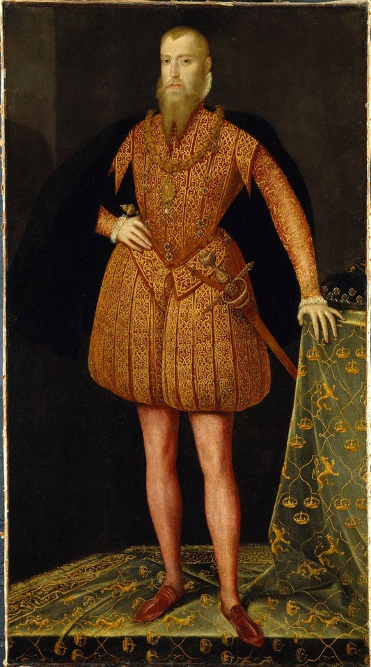 Erik XIV, King of Sweden, vintage artwork by Steven van der Meulen, A3 (16x12") Poster Print