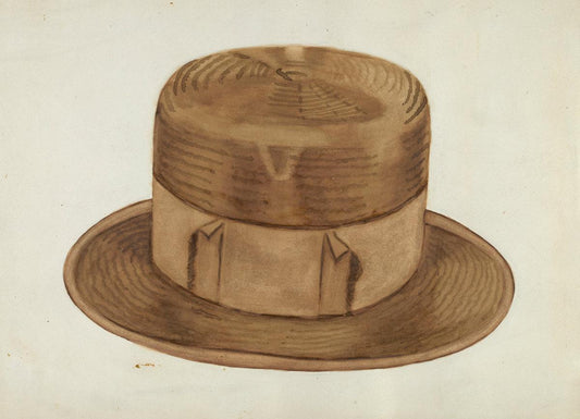 Ernest A. Towers, Jr.:High Straw Hat,16x12"(A3) Poster