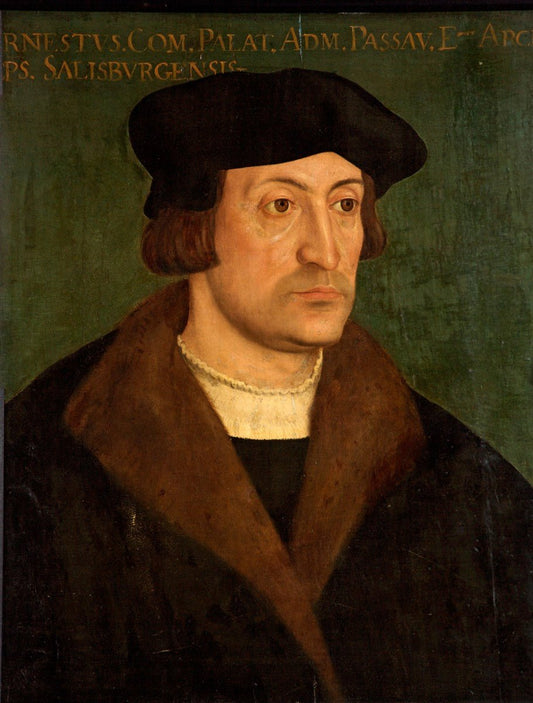 Ernest, Count Palatine (d.1560), vintage artwork by Barthel Beham, A3 (16x12") Poster Print