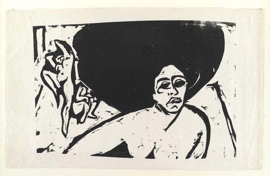 Ernst Ludwig Kirchner - Nude Dancers, vintage art, modern poster print