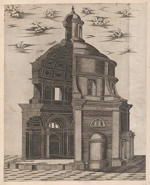 Etienne DuPéracSpeculum Romanae Magnificentiae Sepulchre o-16x12"(A3) Poster