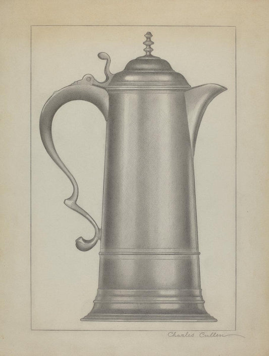 Eugene Barrell:Pewter Flagon,16x12"(A3) Poster