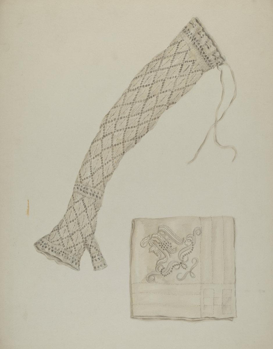 Eva Wilson:Economy Handkerchief and Mitts,16x12"(A3) Poster