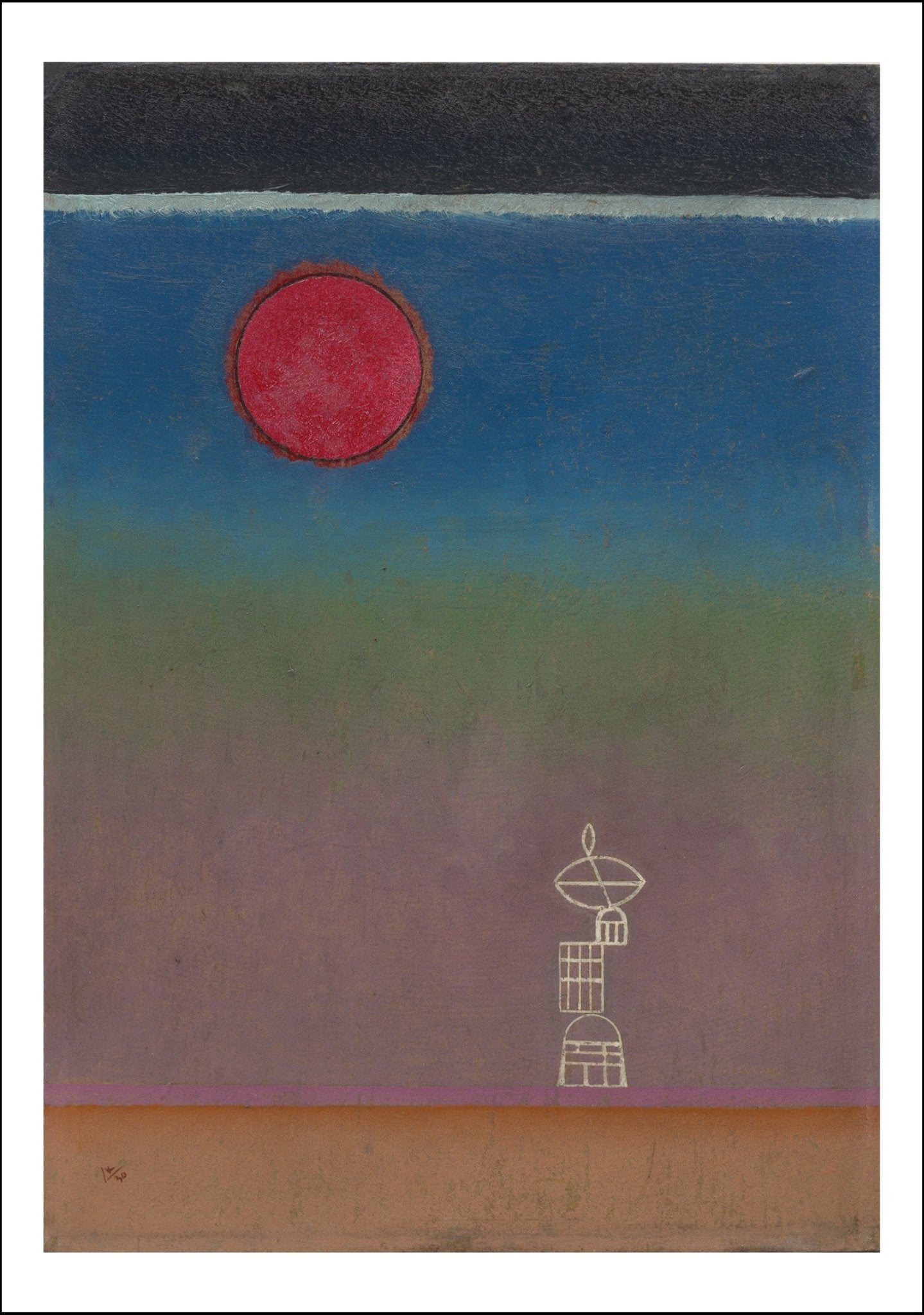 FAR AWAY by Wassily Kandinsky, 23x16"( A2 size ) Poster Print