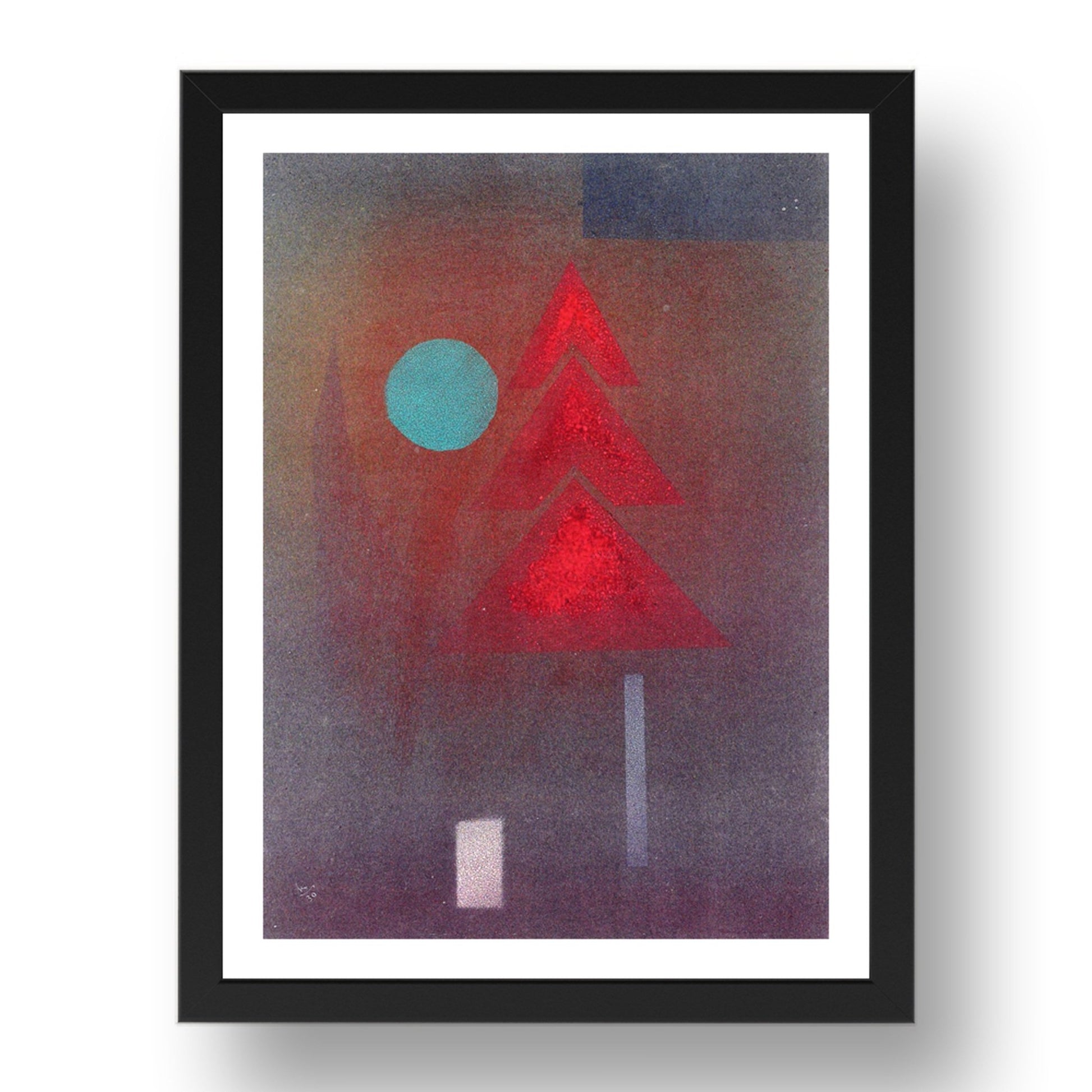 Fast versunken 1930 by Wassily Kandinsky, 17x13" Frame