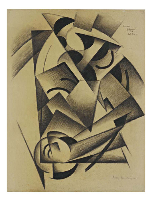 Felix Del Marle - Looping, 16x12" (A3) Poster Print