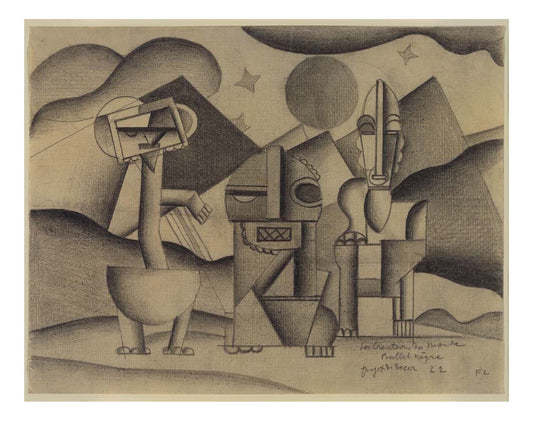 Fernand Leger - The Creation of the World, design for the scenery, 16x12" (A3) Poster Print